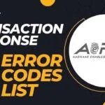 Aeps Error Codes